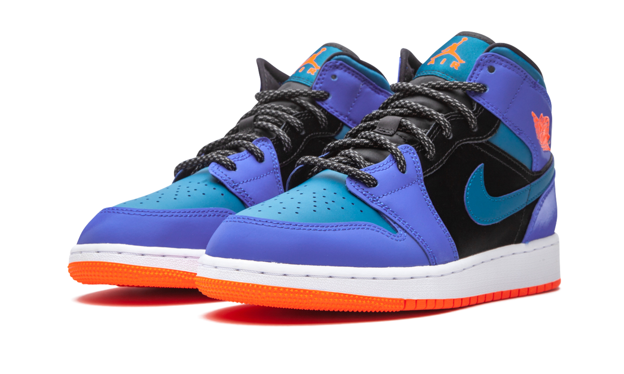 Jordan 1 Mid Racer Blue Green Abyss (GS) 3