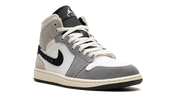 Jordan 1 Mid SE Craft White Cement Grey Black 2
