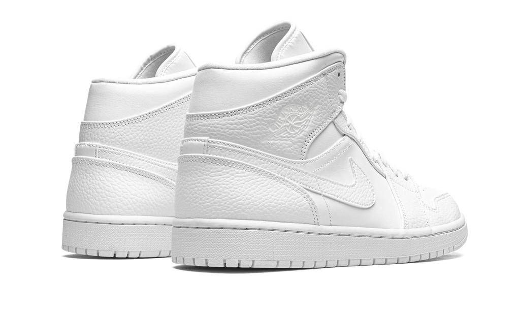 Jordan 1 Mid Triple White 2.0 (2020) 4