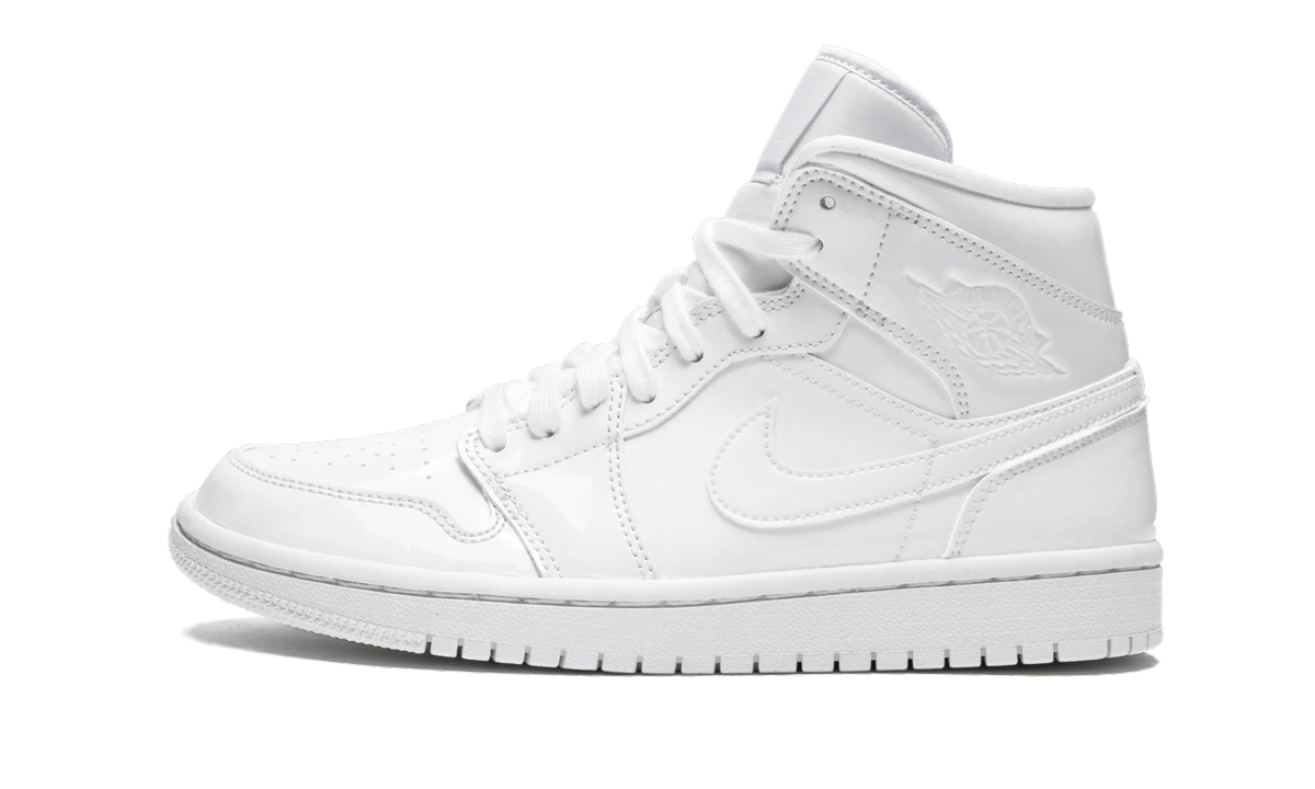 Jordan 1 Mid Triple White (W) 1