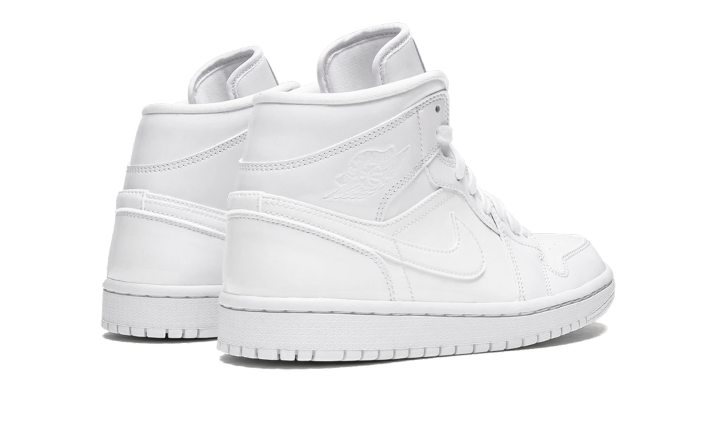 Jordan 1 Mid Triple White (W) 4
