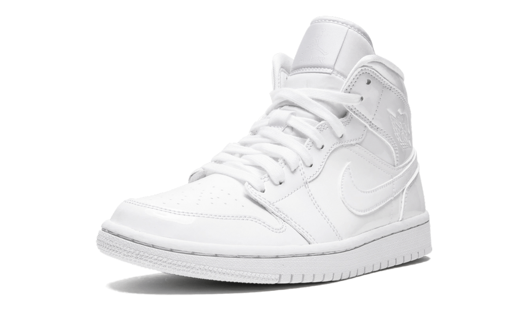 Jordan 1 Mid Triple White (W) 5
