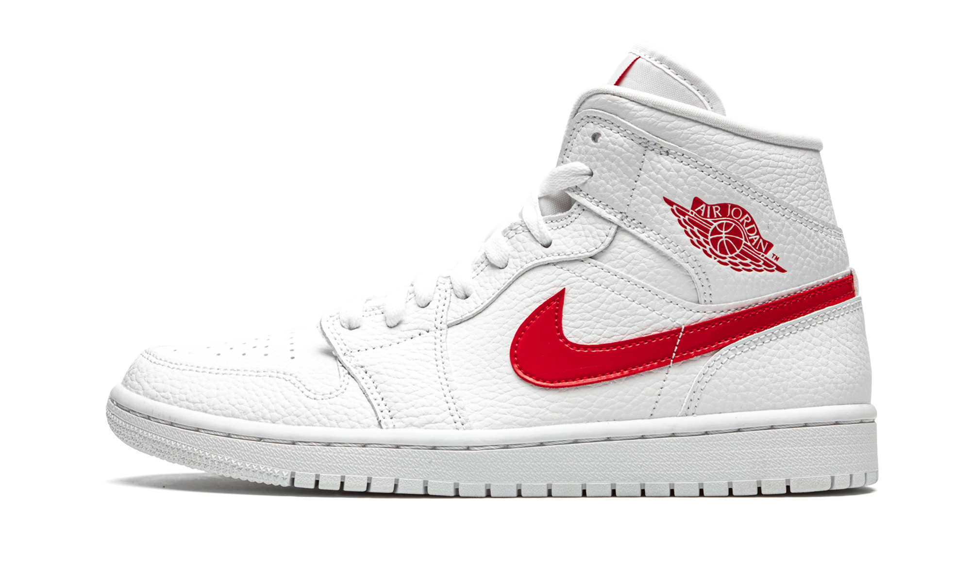 Jordan 1 Mid White University Red (W) 1