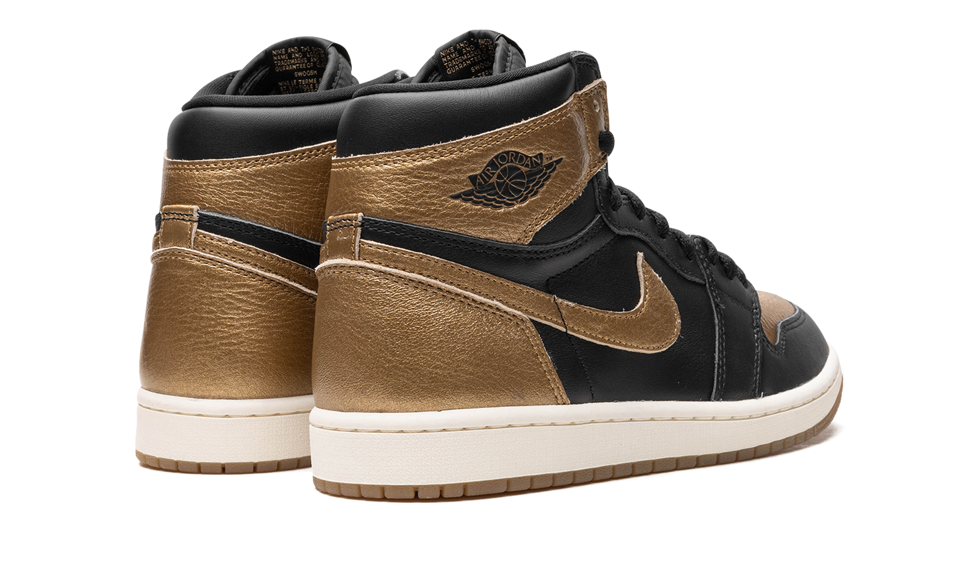 Jordan 1 Retro High OG Black Metallic Gold 4