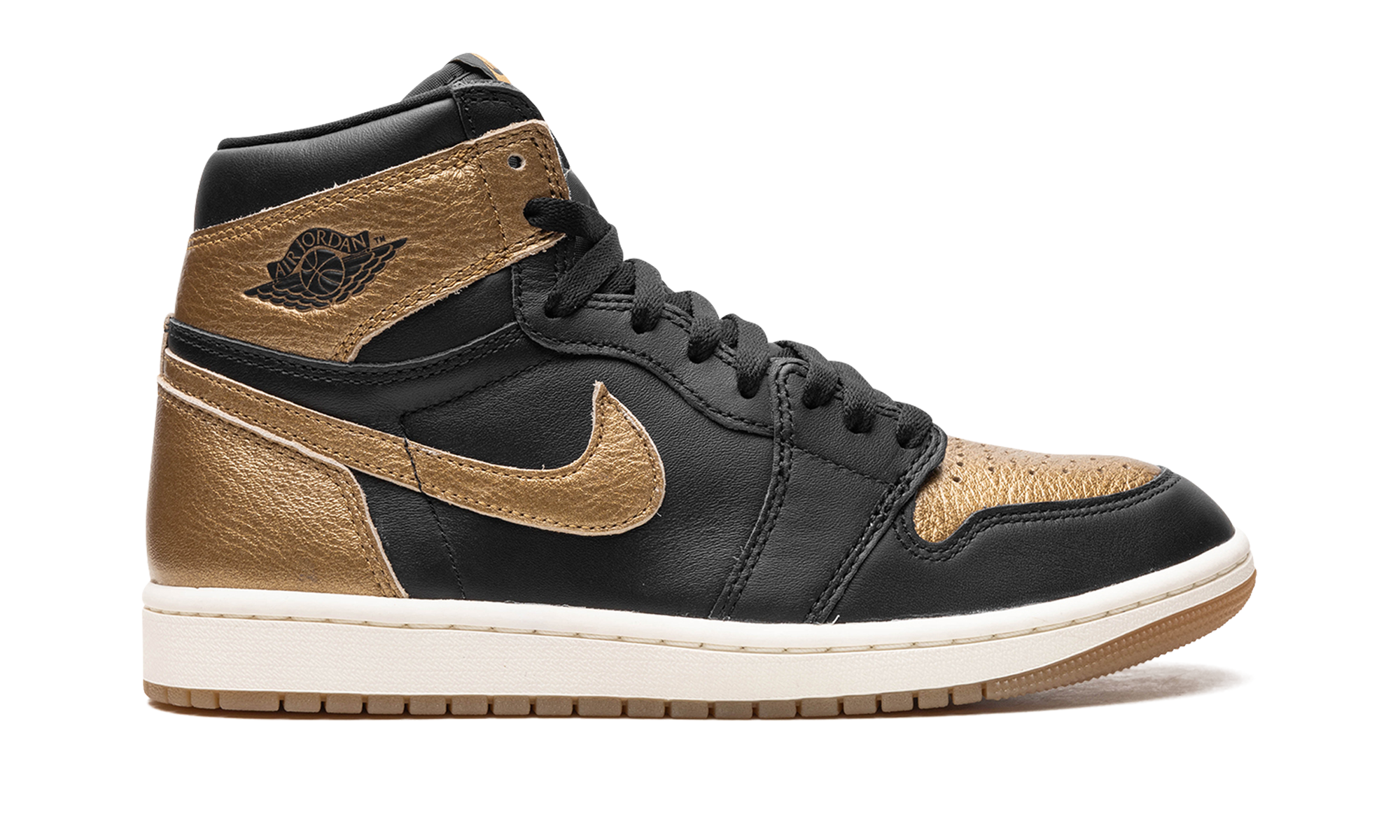 Jordan 1 Retro High OG Black Metallic Gold 7
