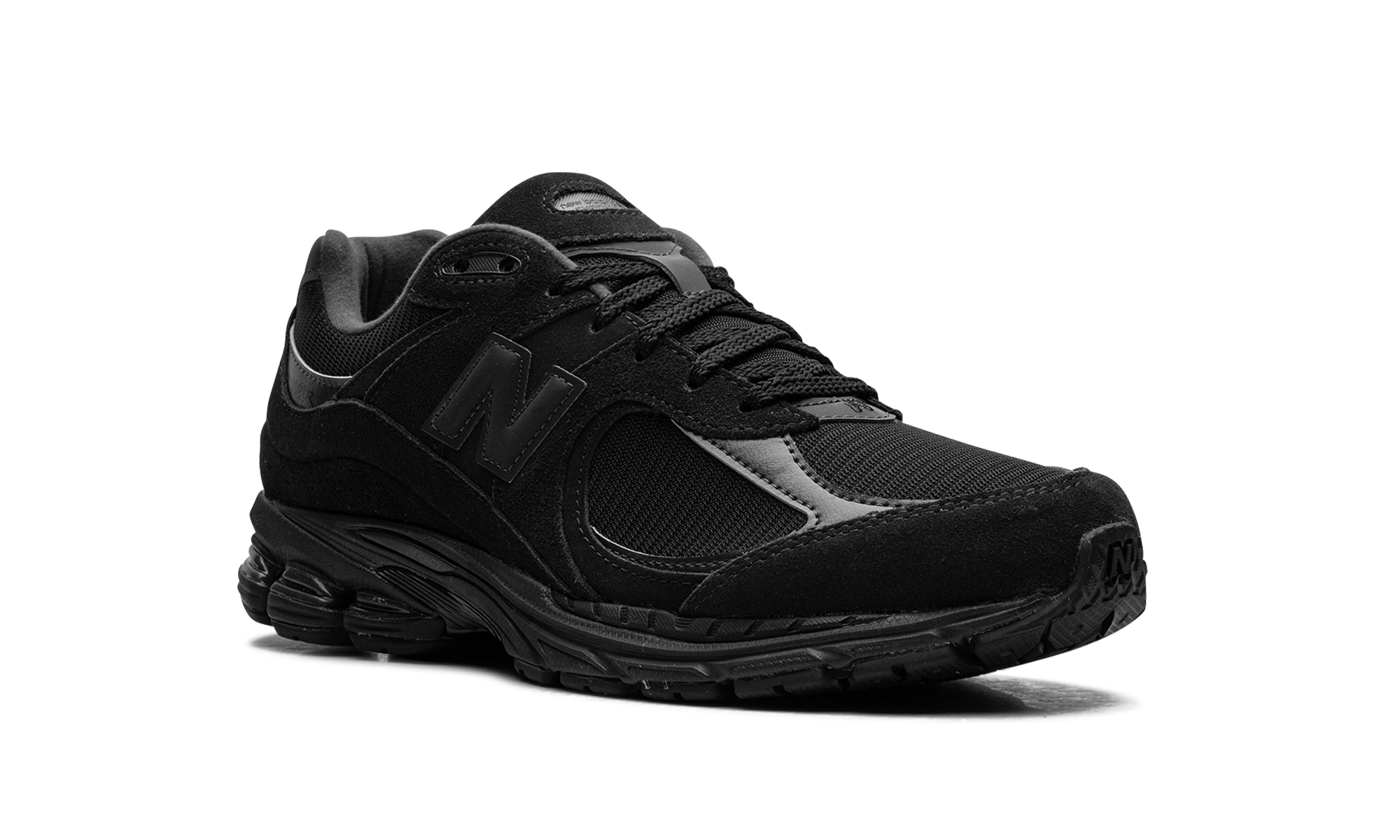 New Balance 2002R Triple Black Suede 2