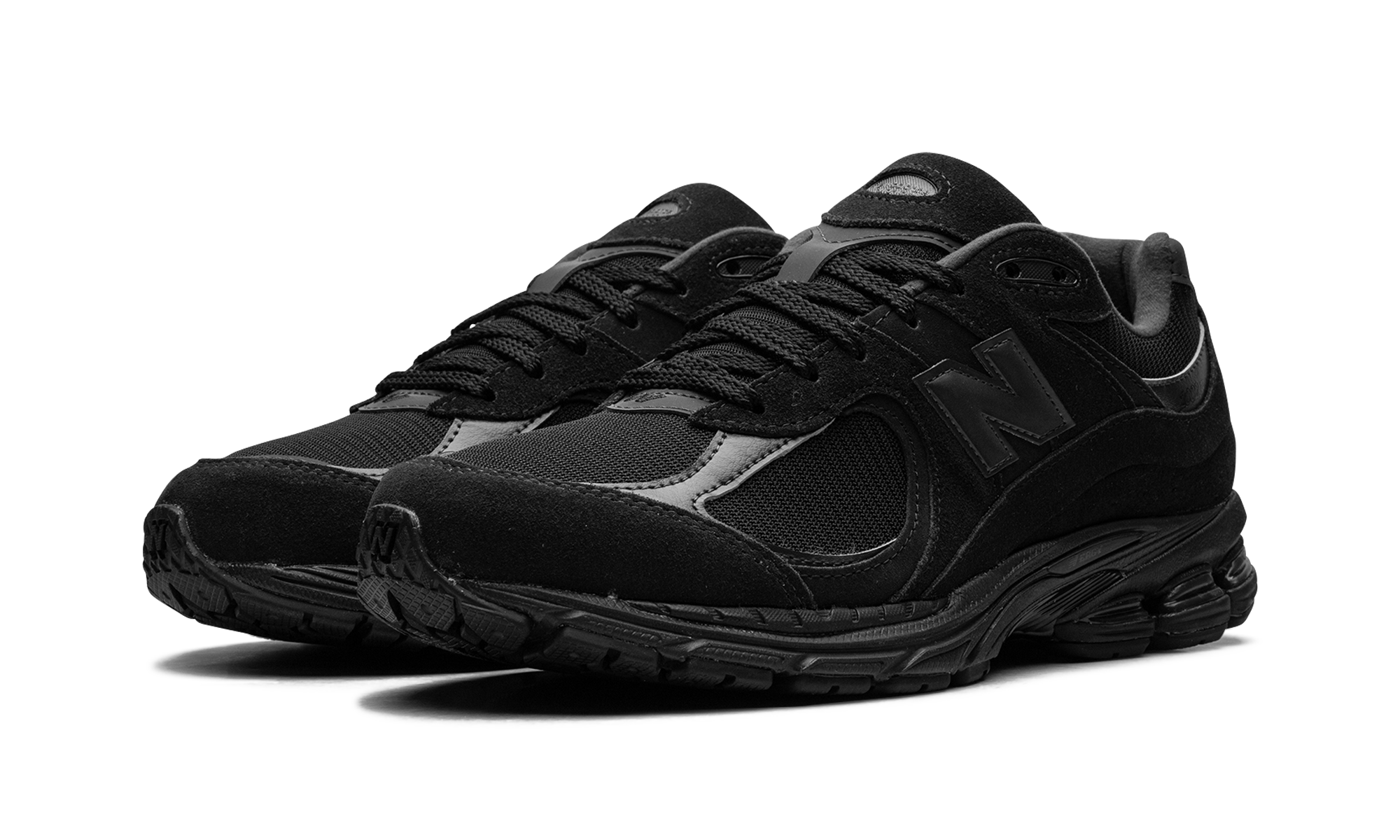 New Balance 2002R Triple Black Suede 3