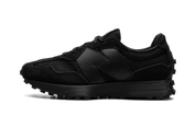 New Balance 327 Black White Tongue Logo 1