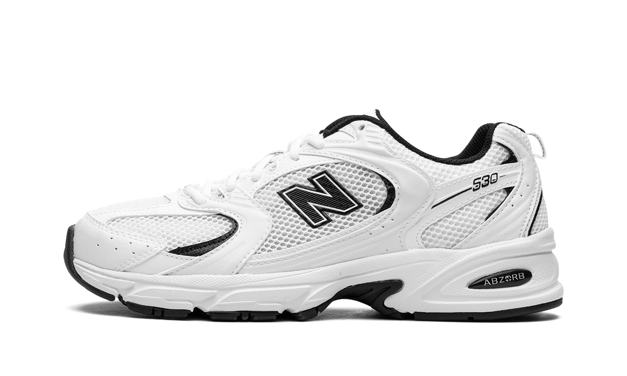New Balance 530 White Black Details 1