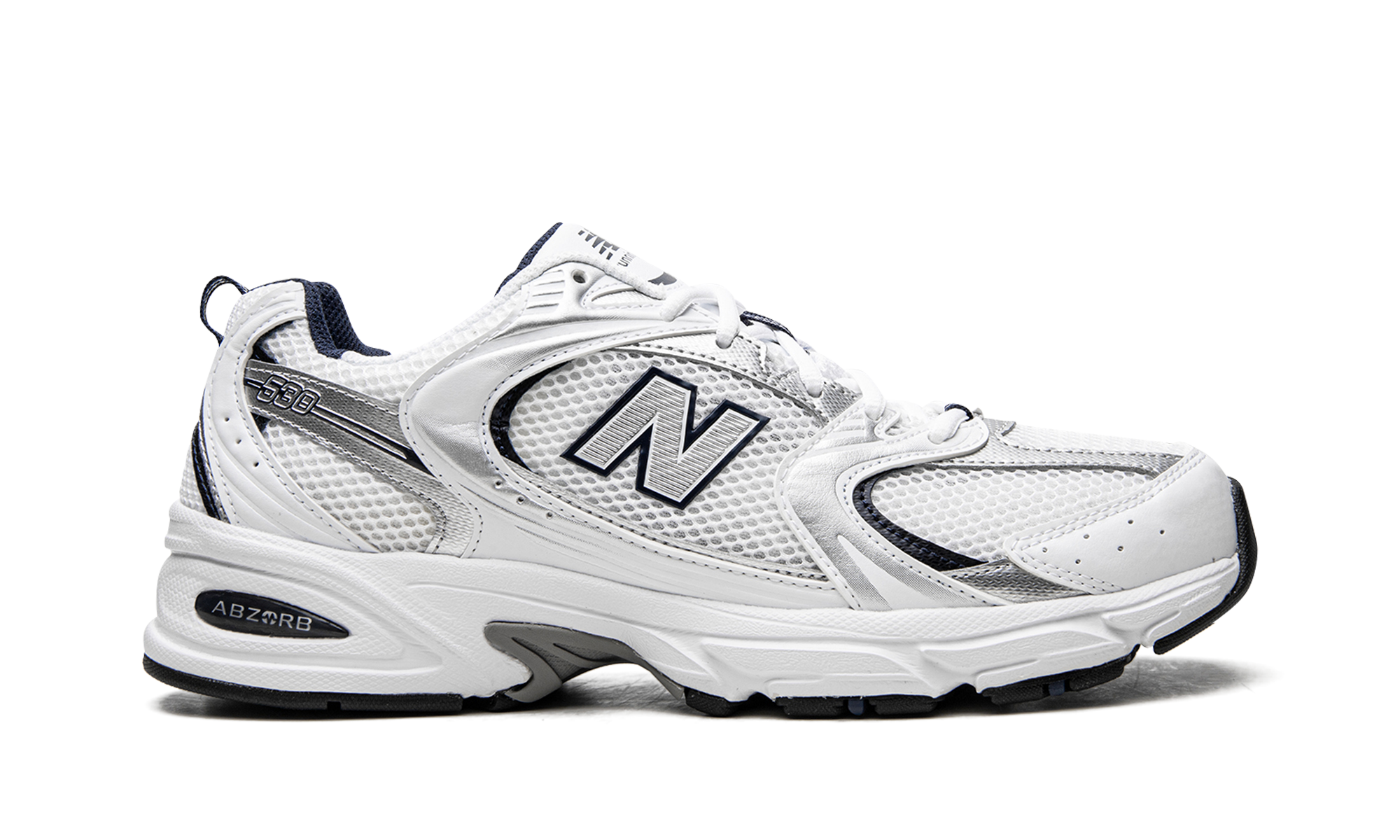 New Balance 530 White Gray Navy