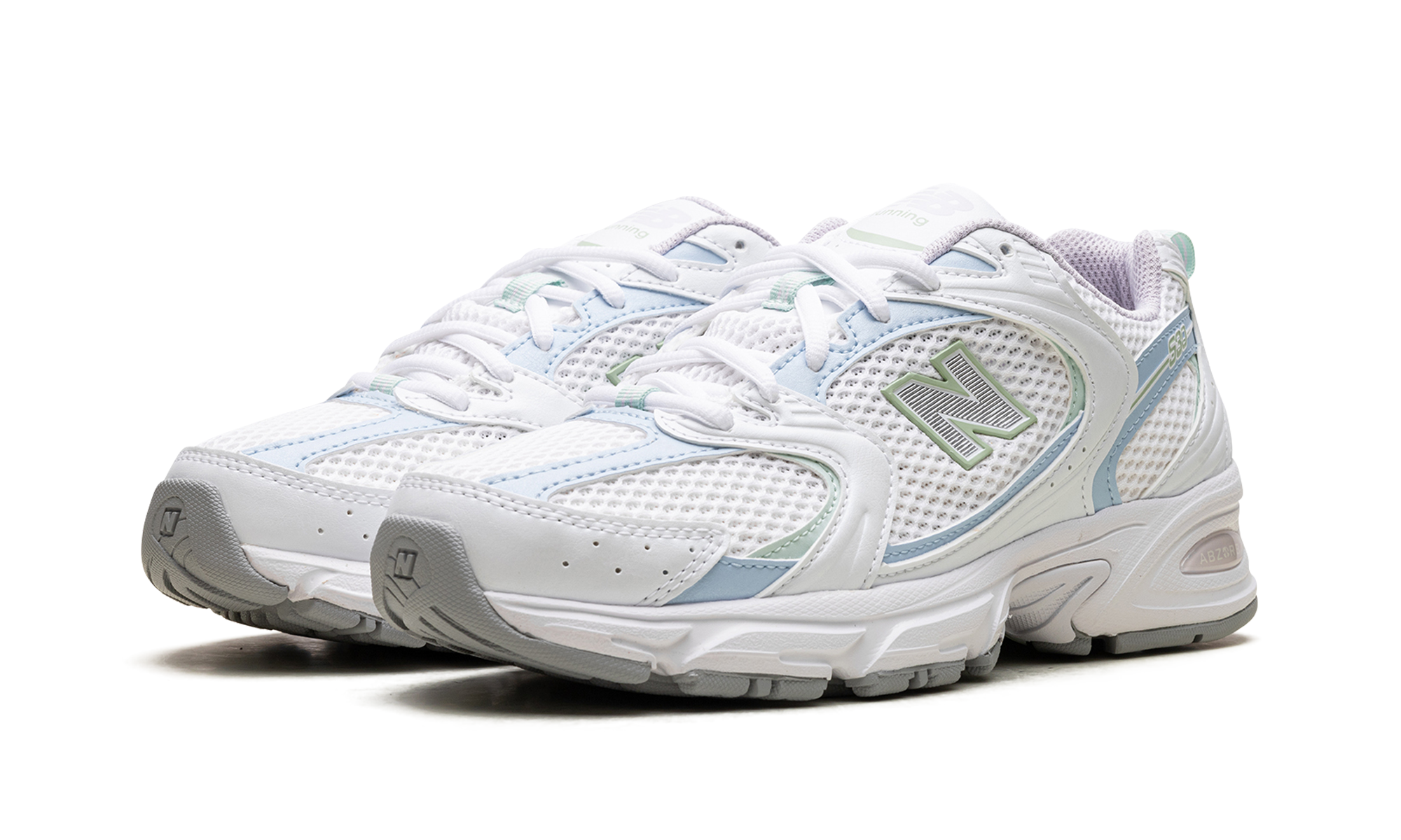 New Balance 530 White Light Chrome Blue Clay Ash 3