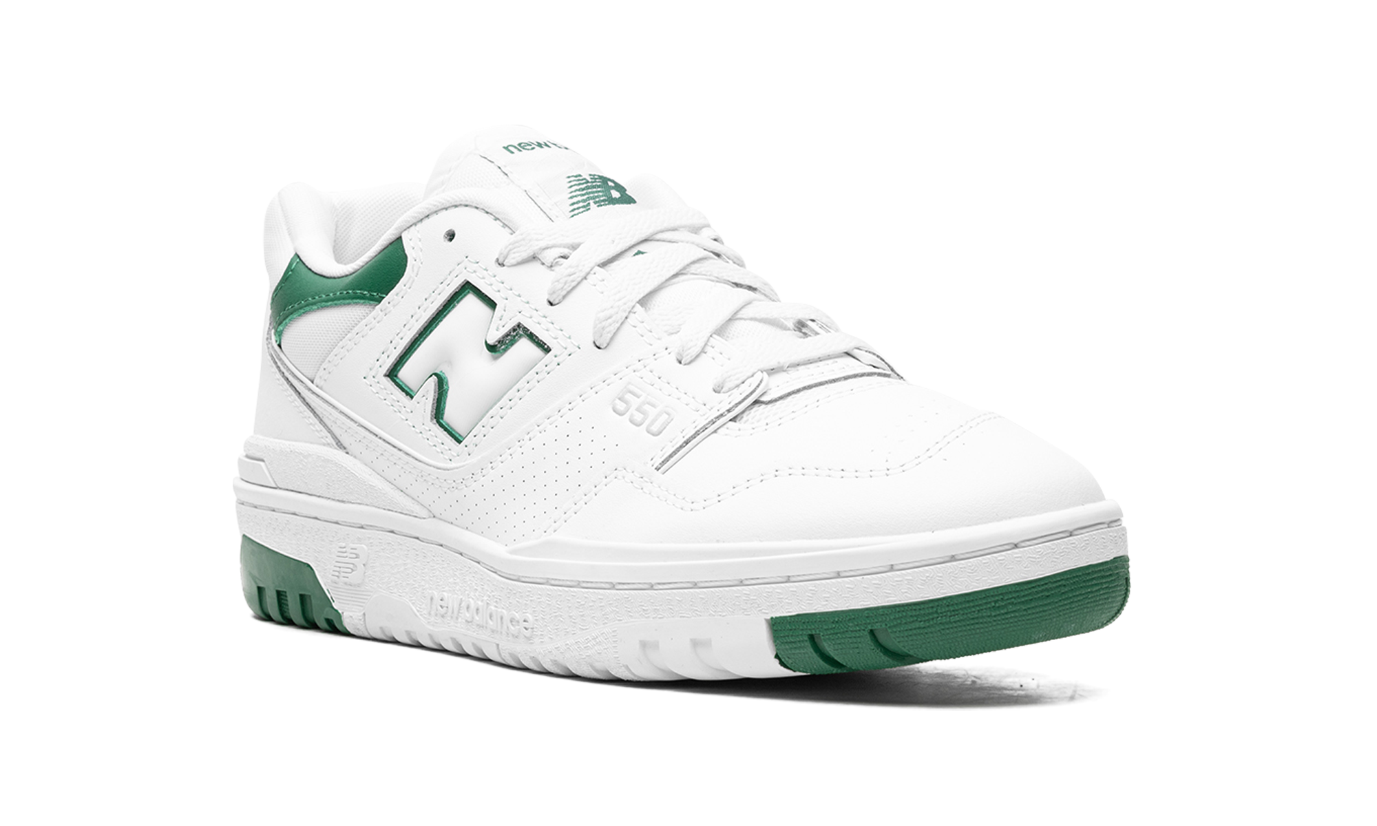 New Balance 550 White Classic Green 5