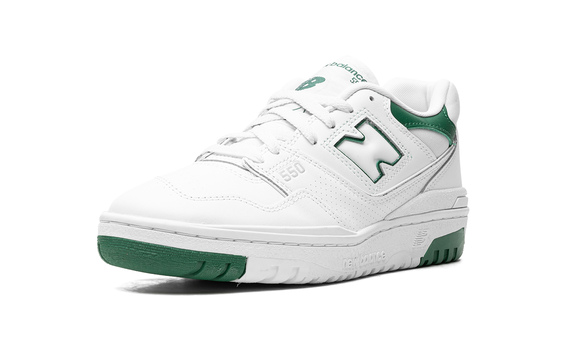 New Balance 550 White Classic Green 8