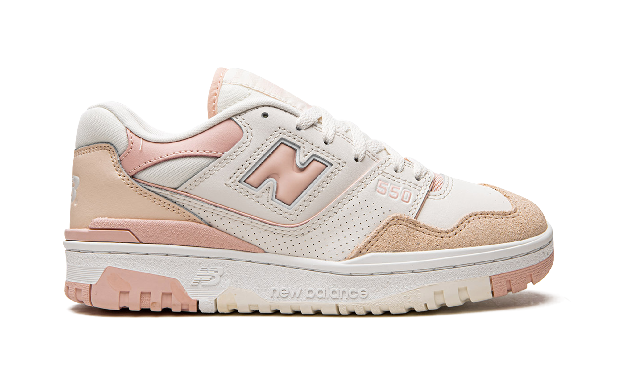 New Balance 550 White Pink Pastel 8