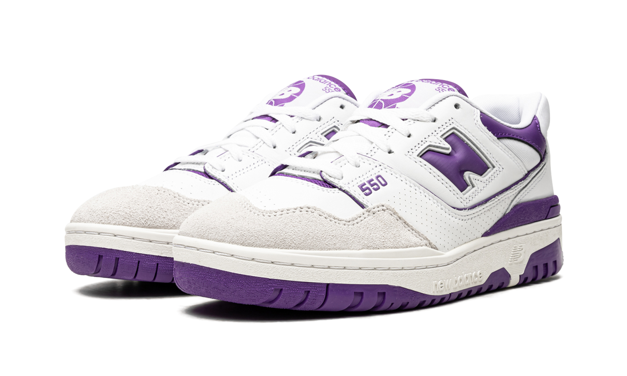 New Balance 550 White Purple 5