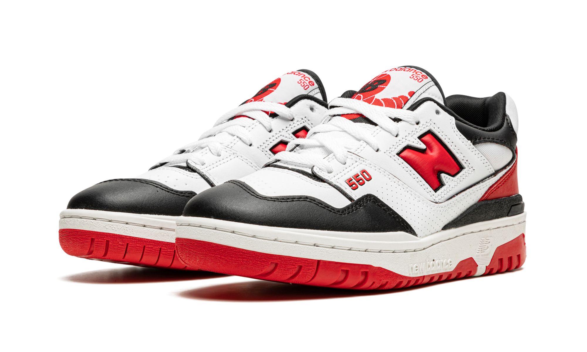 New Balance 550 White Red Black 6