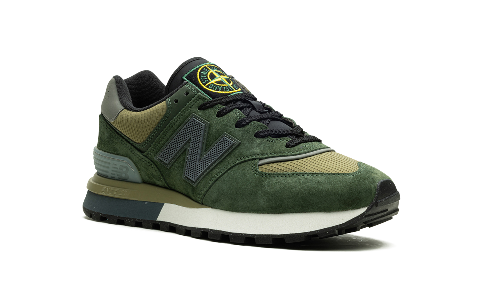 New Balance 574 Legacy Stone Island Dark Green 2