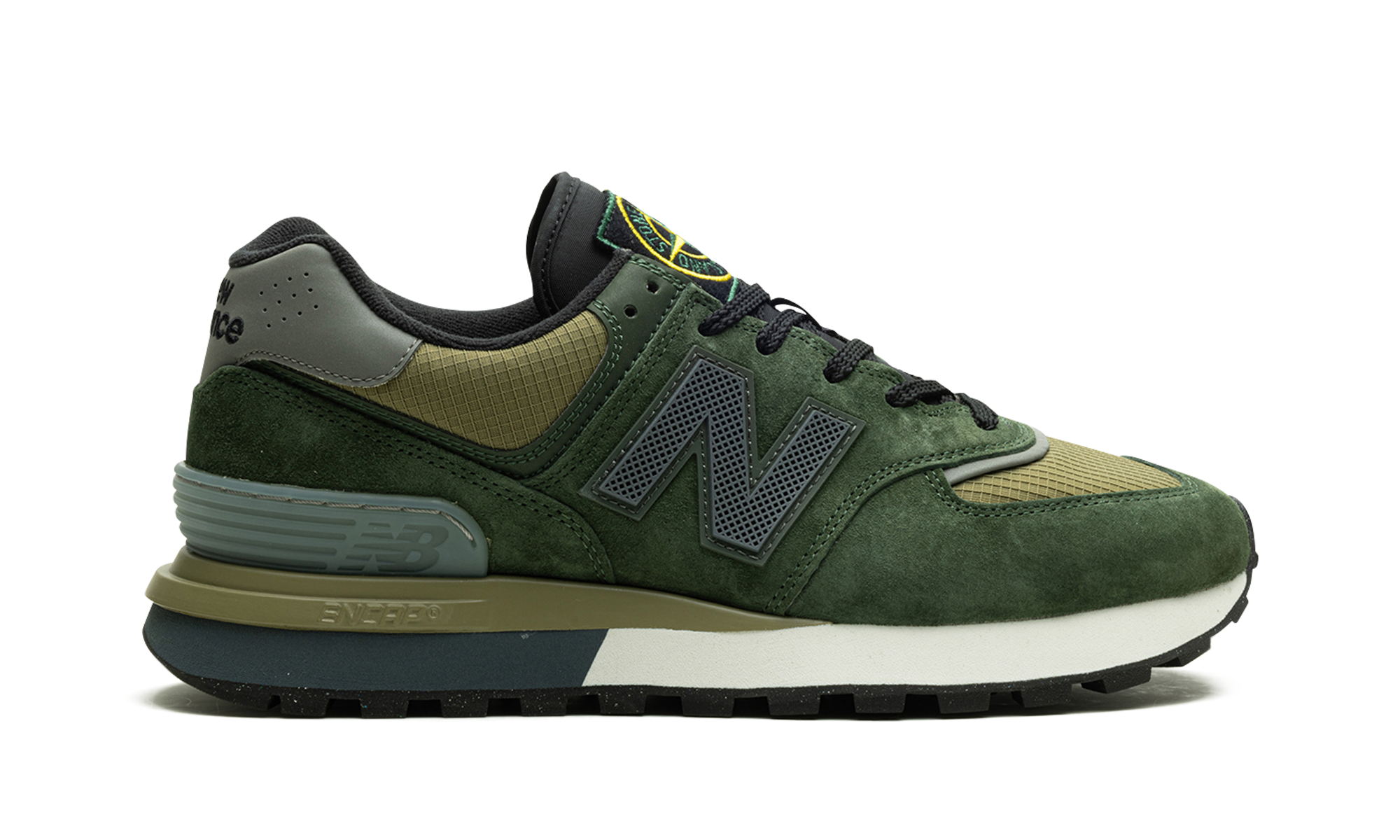 New Balance 574 Legacy Stone Island Dark Green 7