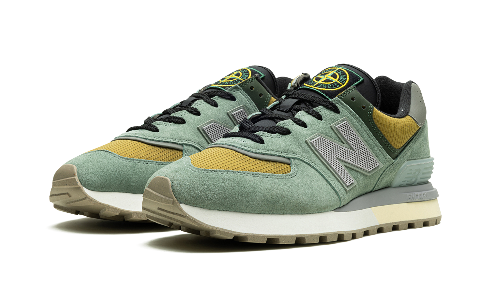New Balance 574 Legacy Stone Island Light Green 3