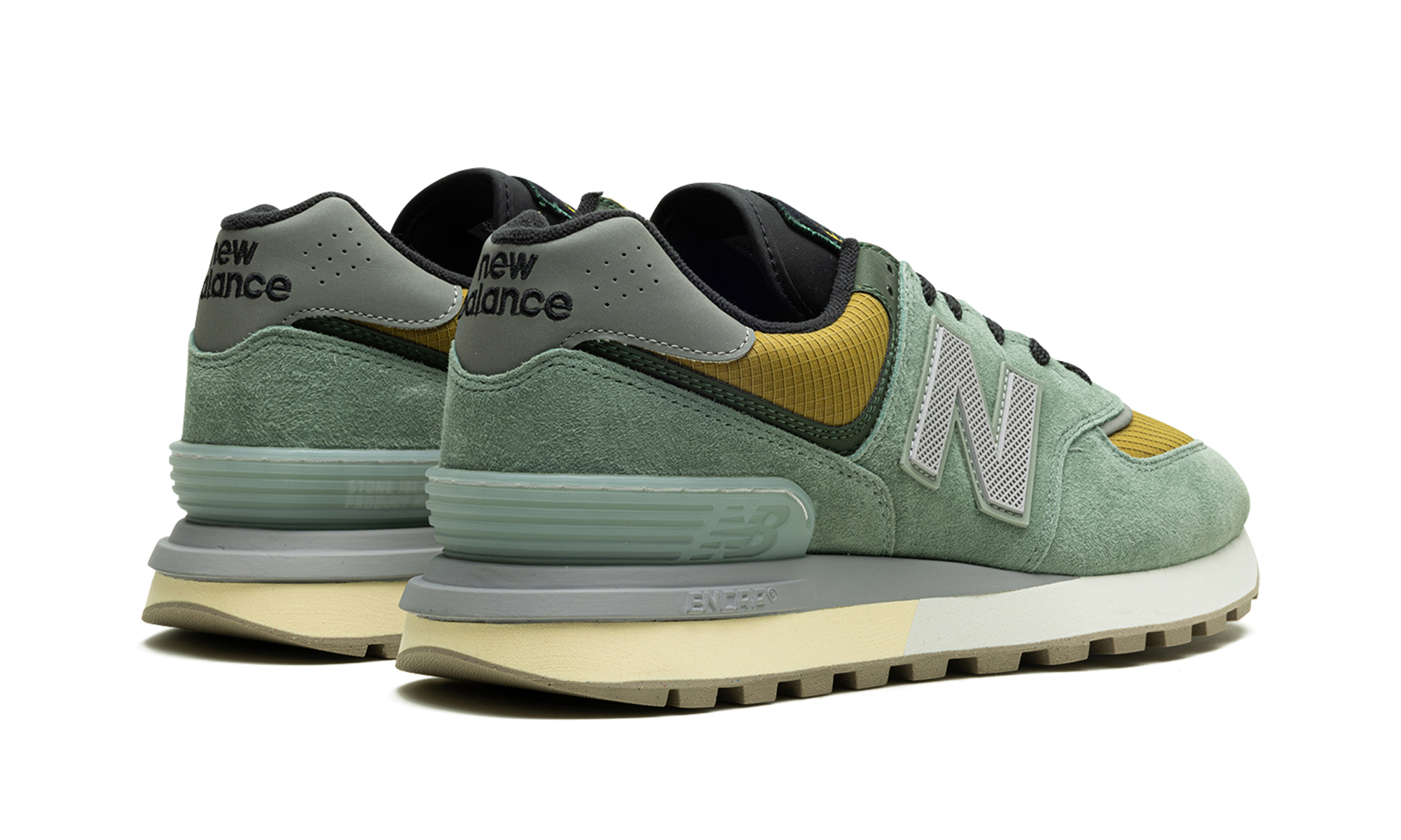 New Balance 574 Legacy Stone Island Light Green 4