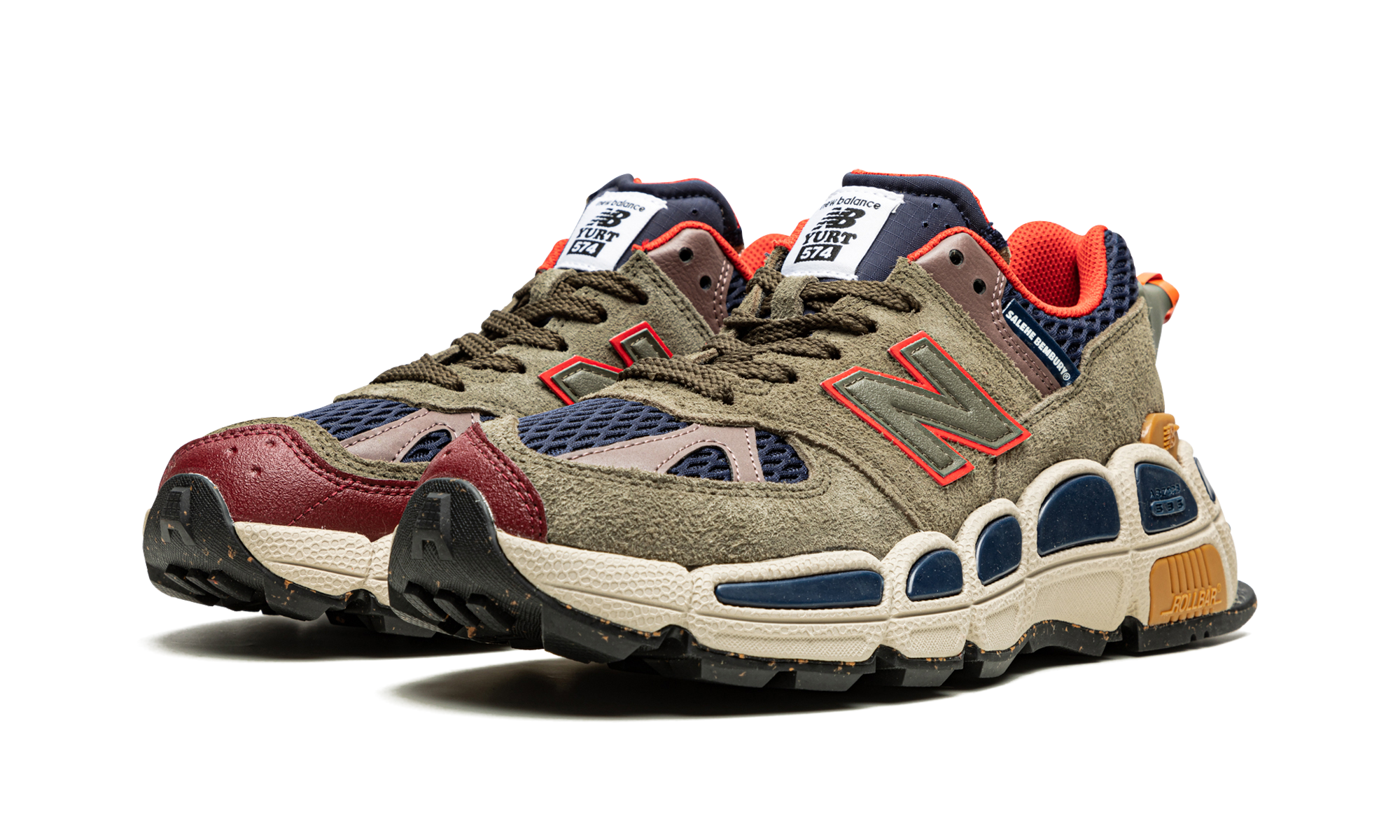 New Balance 574 Salehe Bembury Yurt Team Forest Green 2