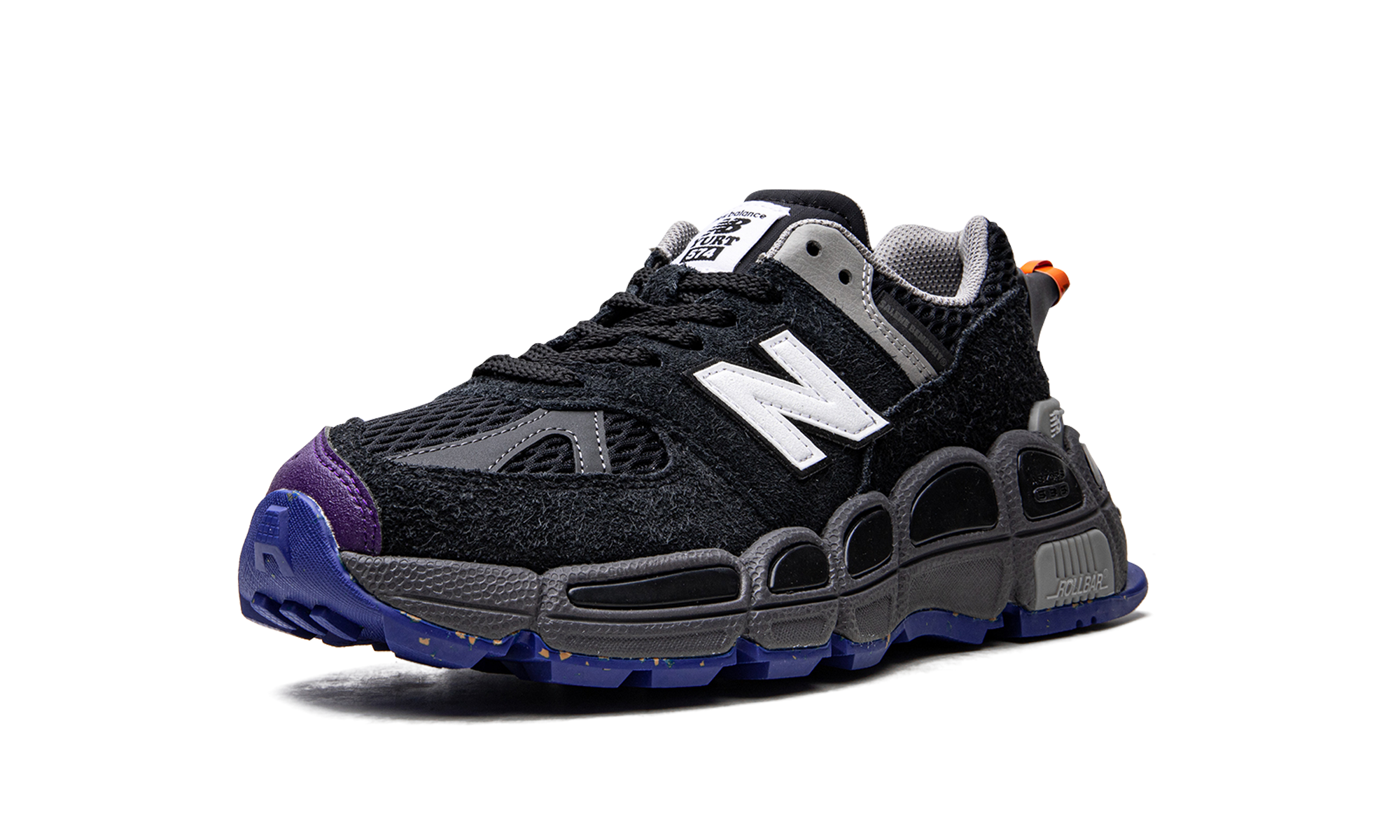 New Balance 574 YURT Salehe Bembury Universal Communication Black Plum 4