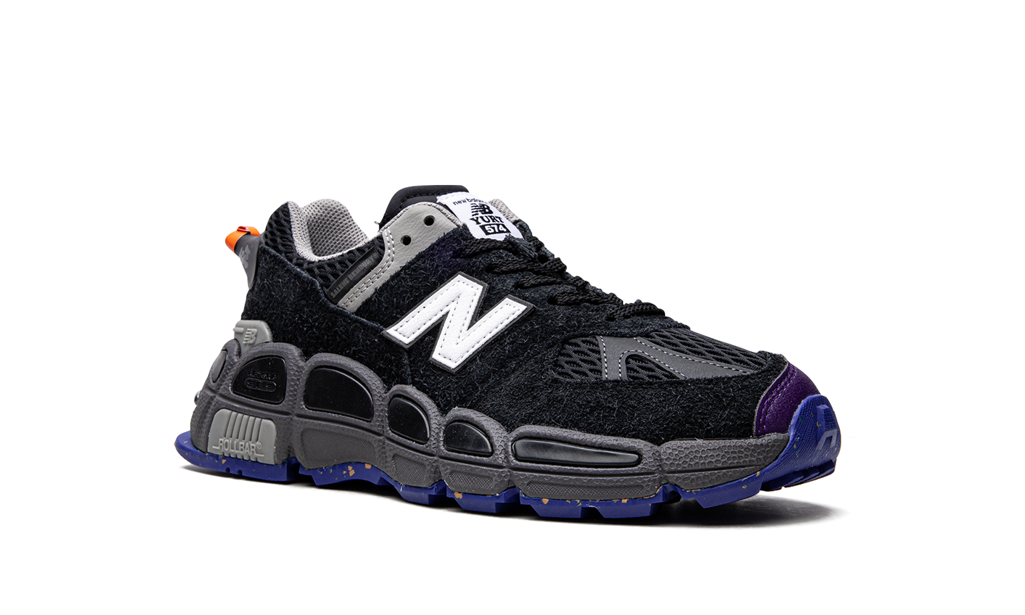 New Balance 574 YURT Salehe Bembury Universal Communication Black Plum 7