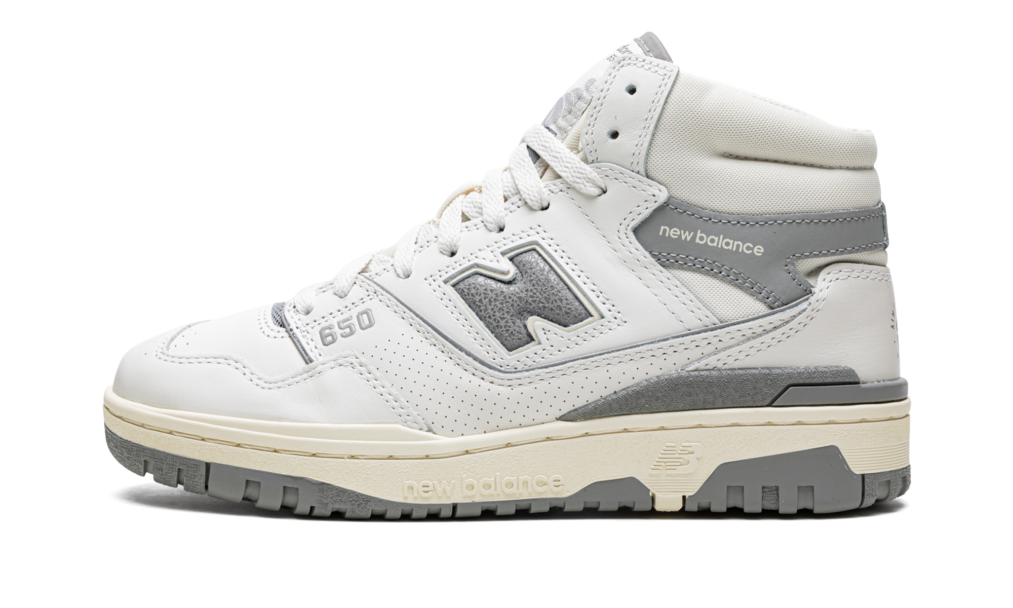 New Balance 650R Aime Leon Dore White Grey 1
