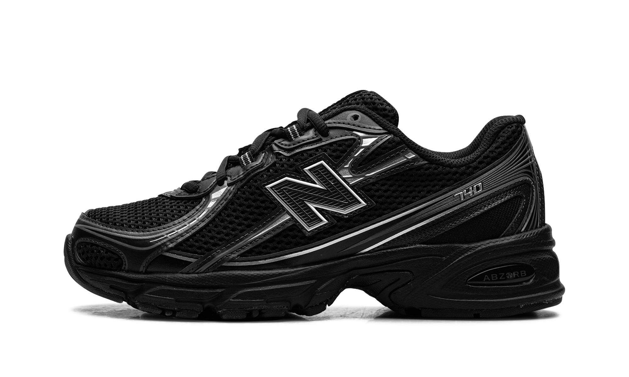 New Balance 740v2 Black Grey Silver 1