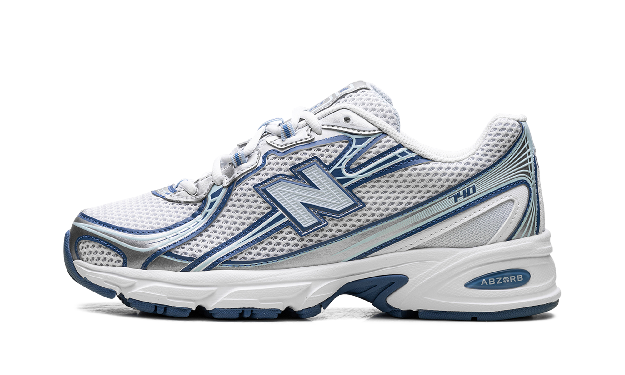 New Balance 740v2 White Ice Blue Sea Lime 1