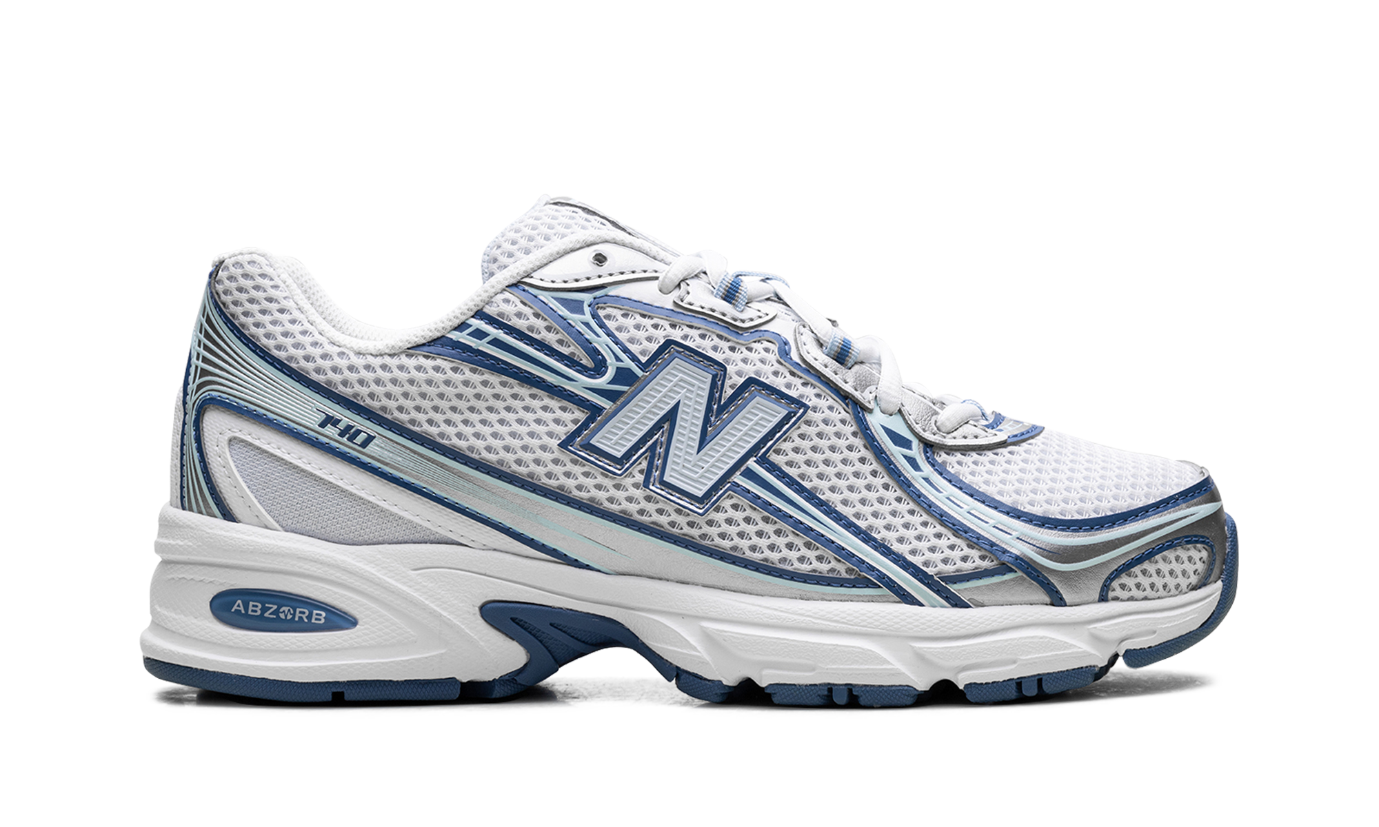 New Balance 740v2 White Ice Blue Sea Lime 7