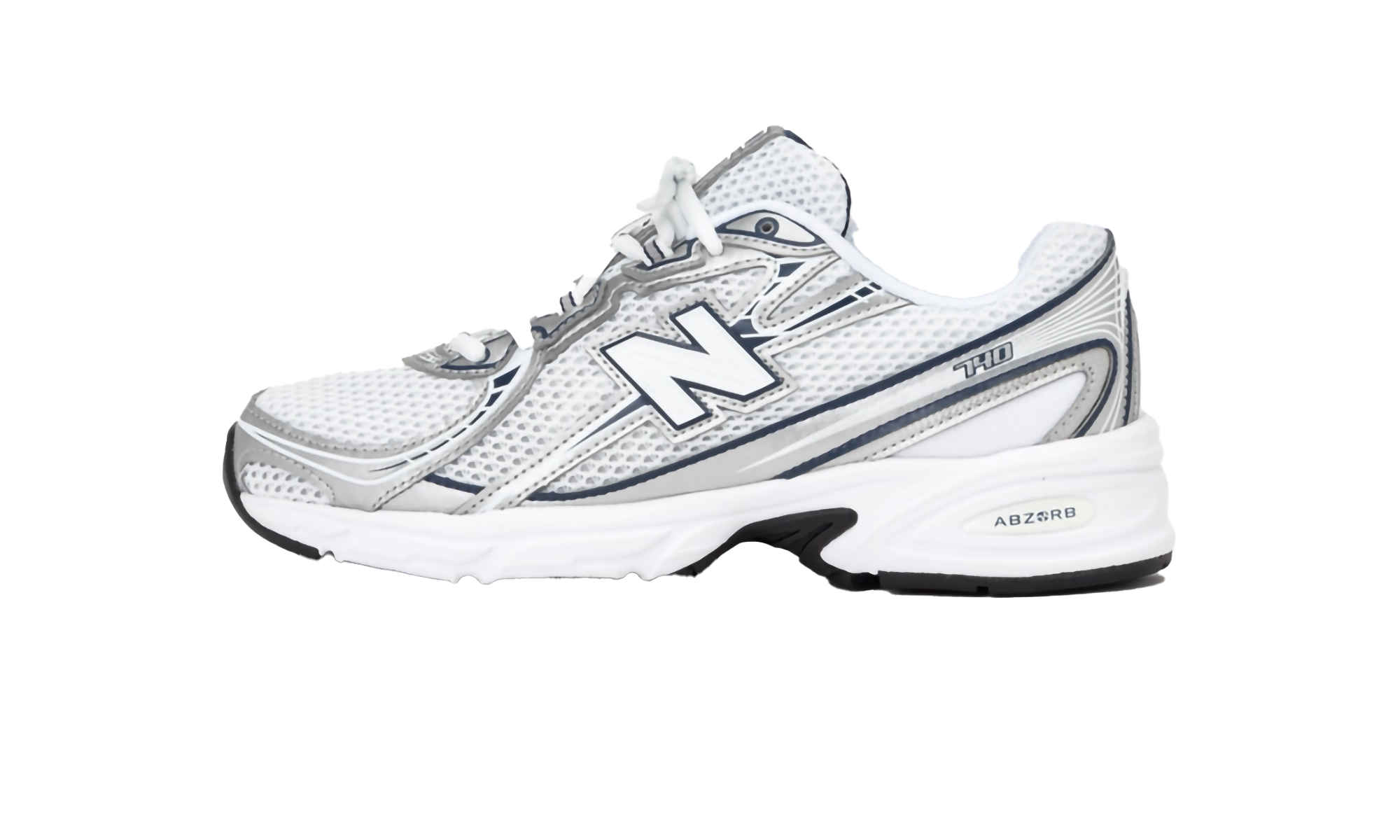 New Balance 740v2 White Shadow Grey Navy