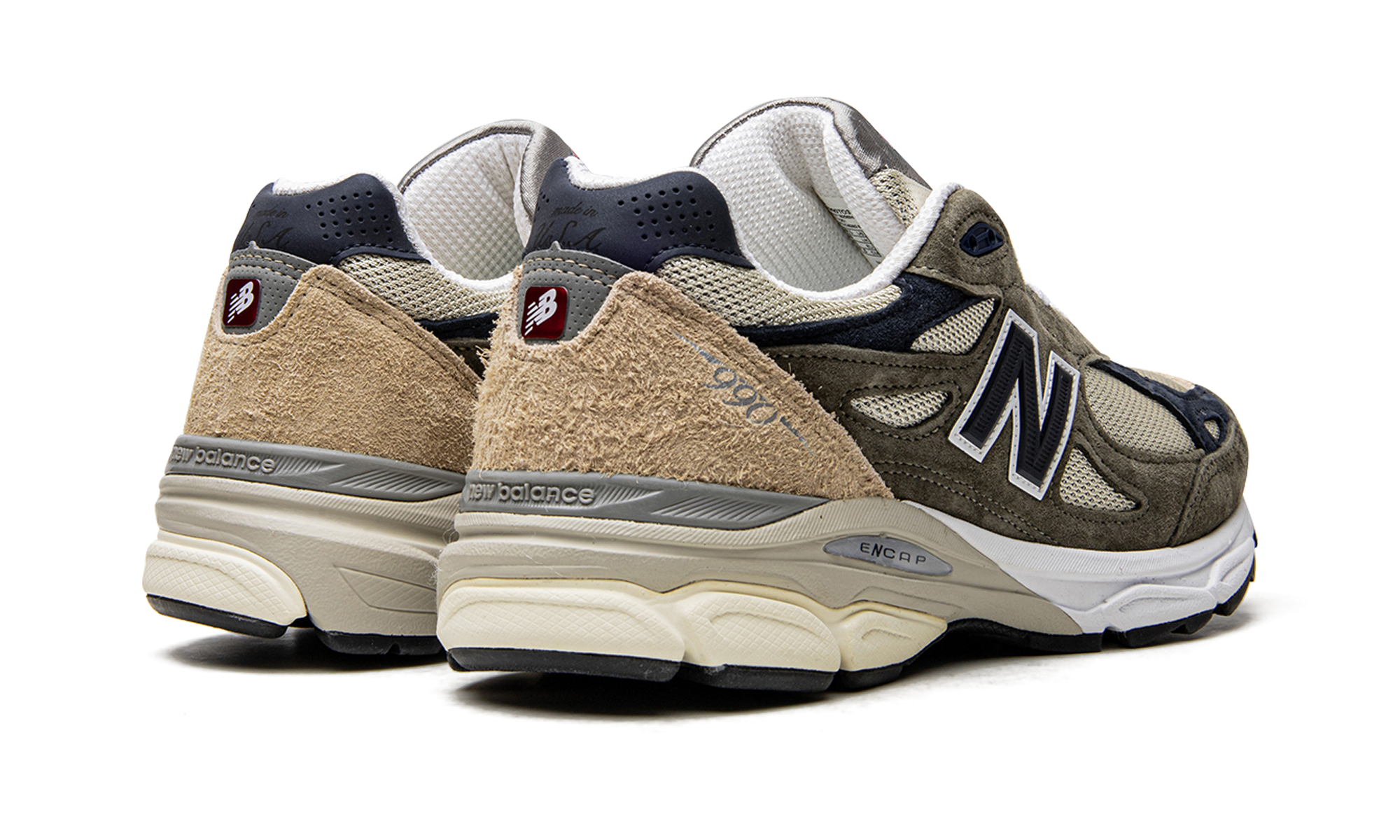 New Balance 990 V3 Made In USA Green Cream 8