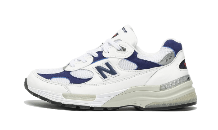 New Balance 992 White Navy 5