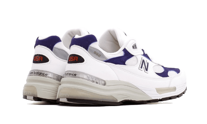 New Balance 992 White Navy 7
