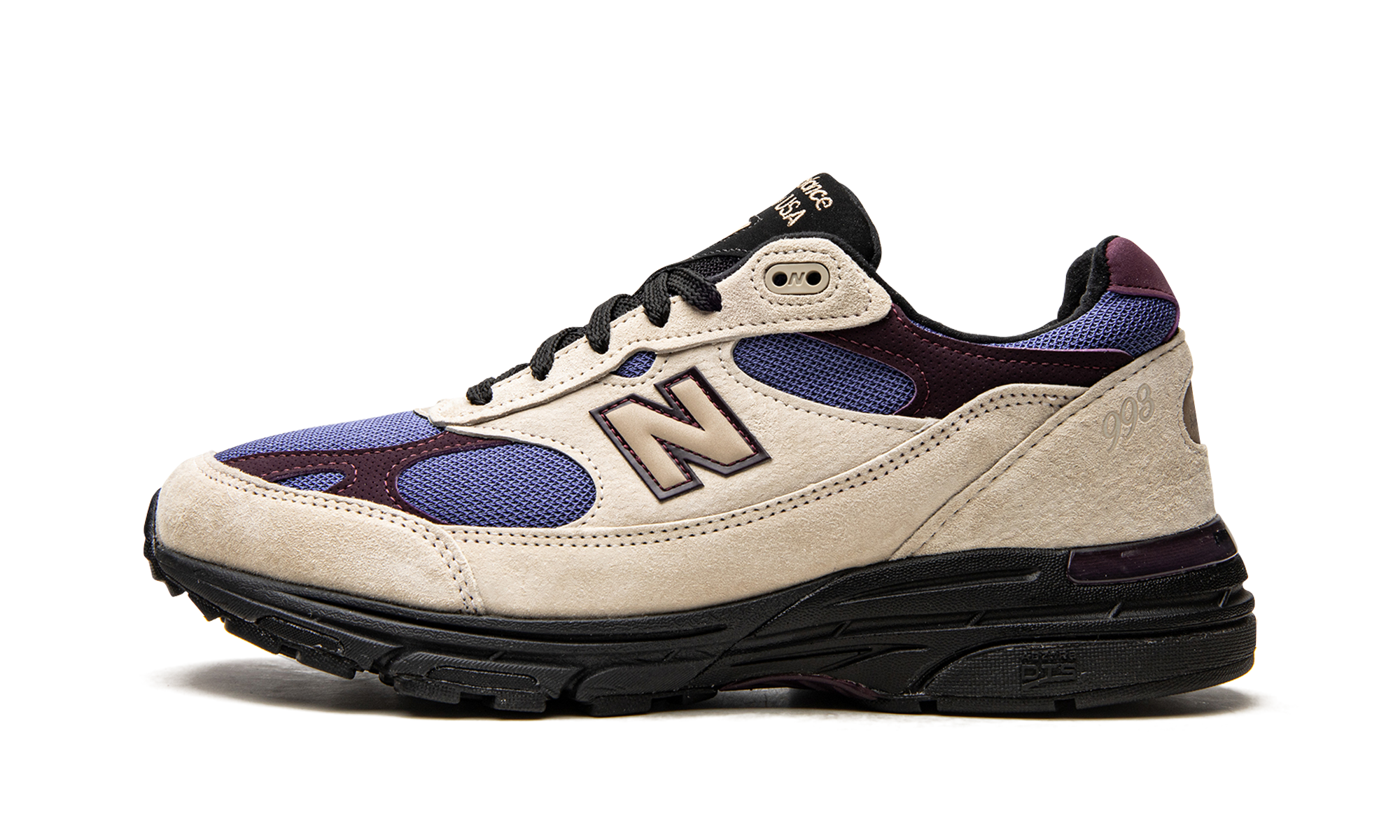 New Balance 993 Aime Leon Dore Beige Blue Maroon 1