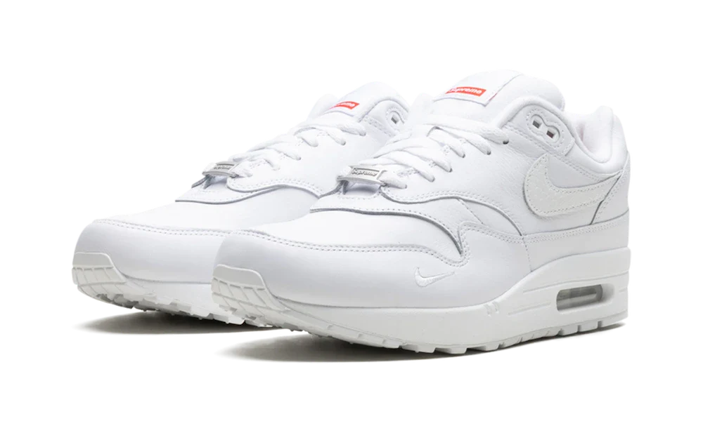Nike Air Max 1 '87 SP Supreme Triple White 6