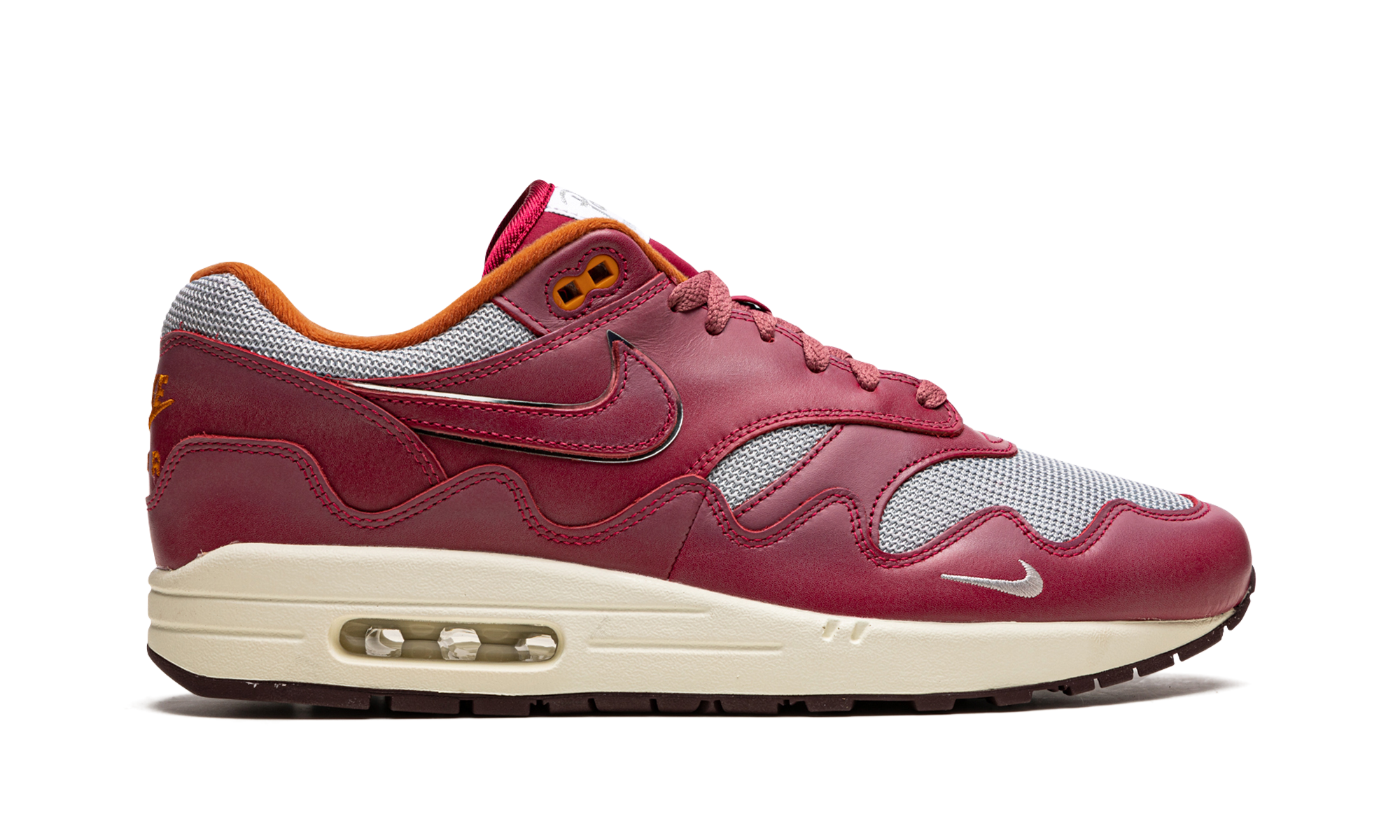Nike Air Max 1 Patta Waves Rush Maroon (with Bracelet) 6