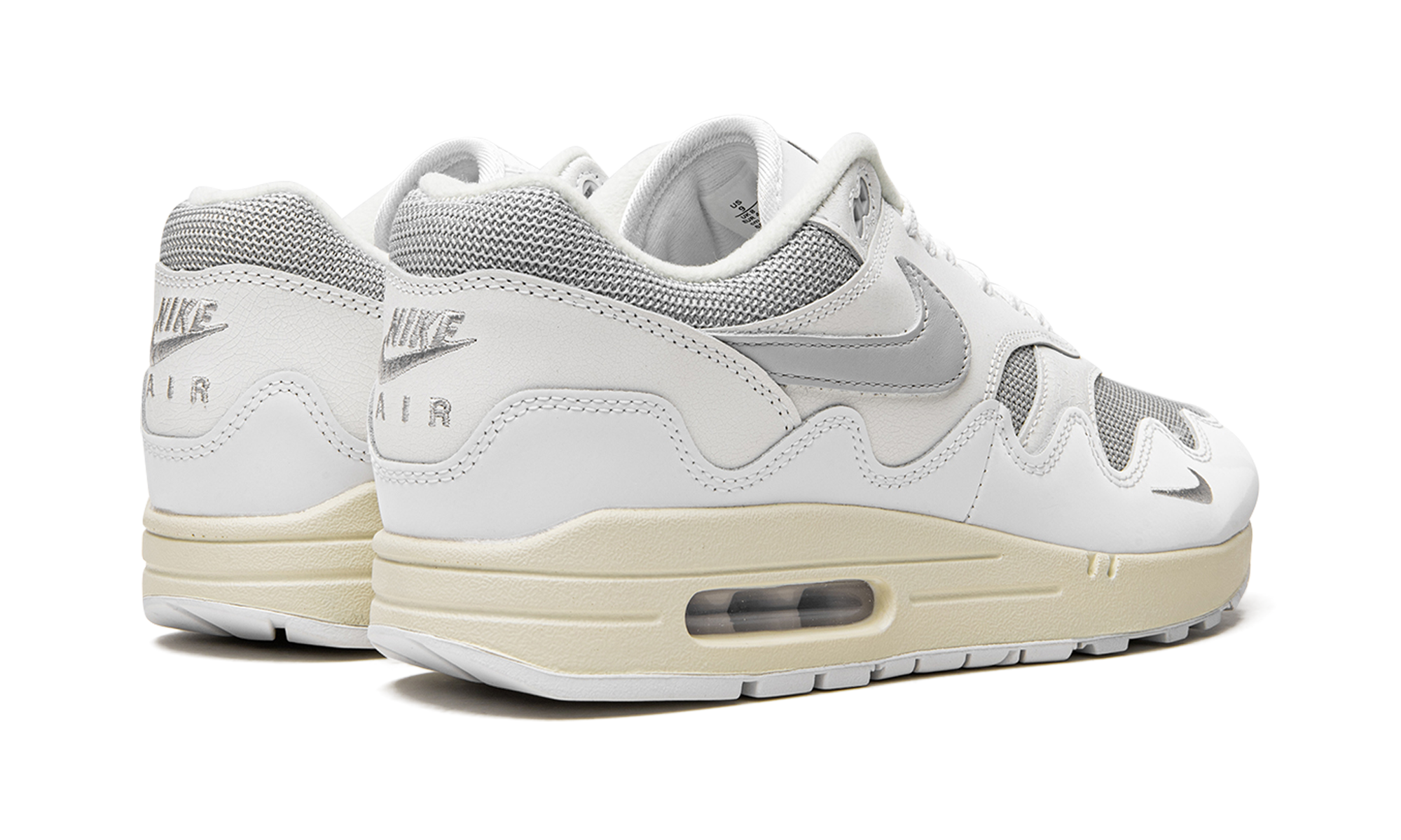 Nike Air Max 1 Patta Waves White Silver 3