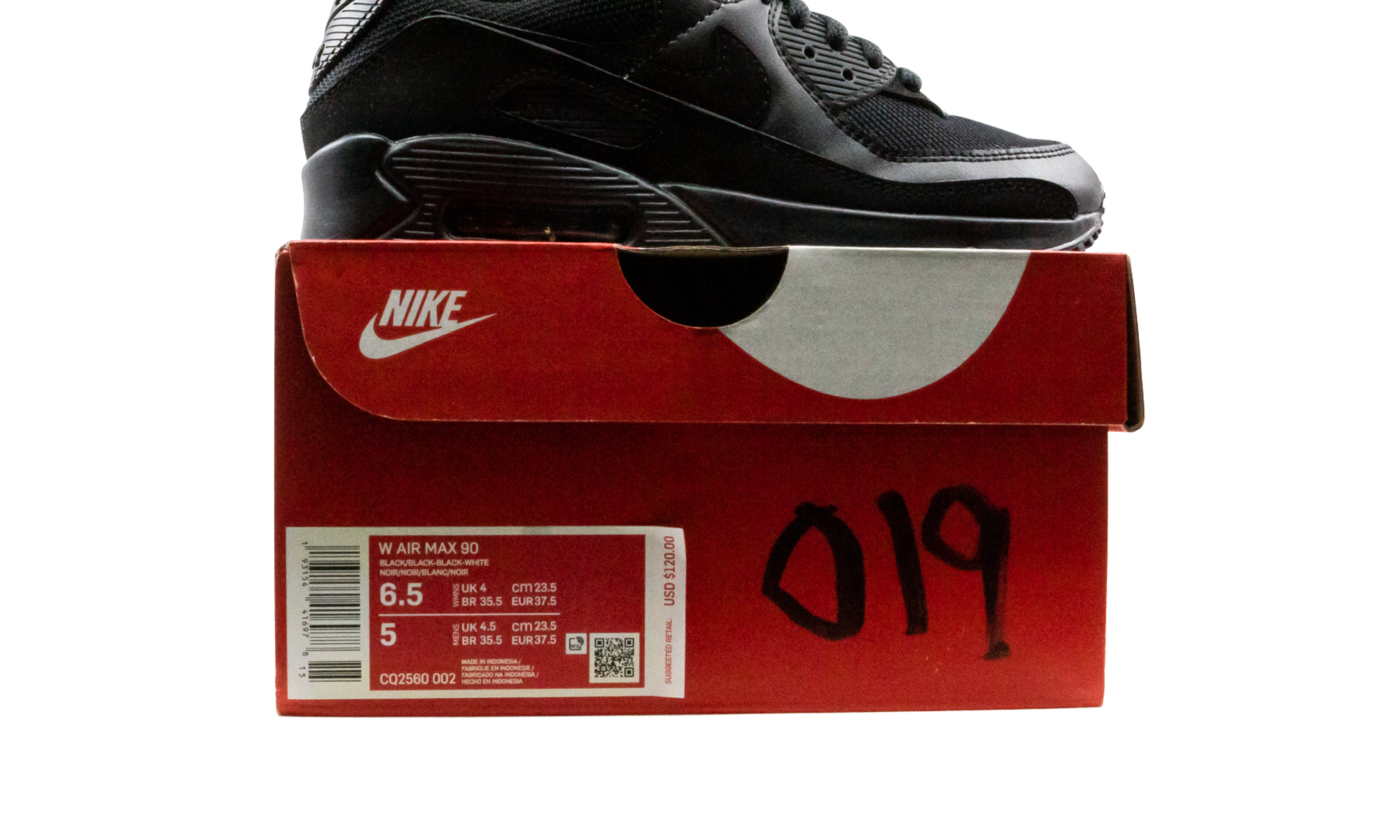 Nike Air Max 90 Recraft Triple Black (W) 8