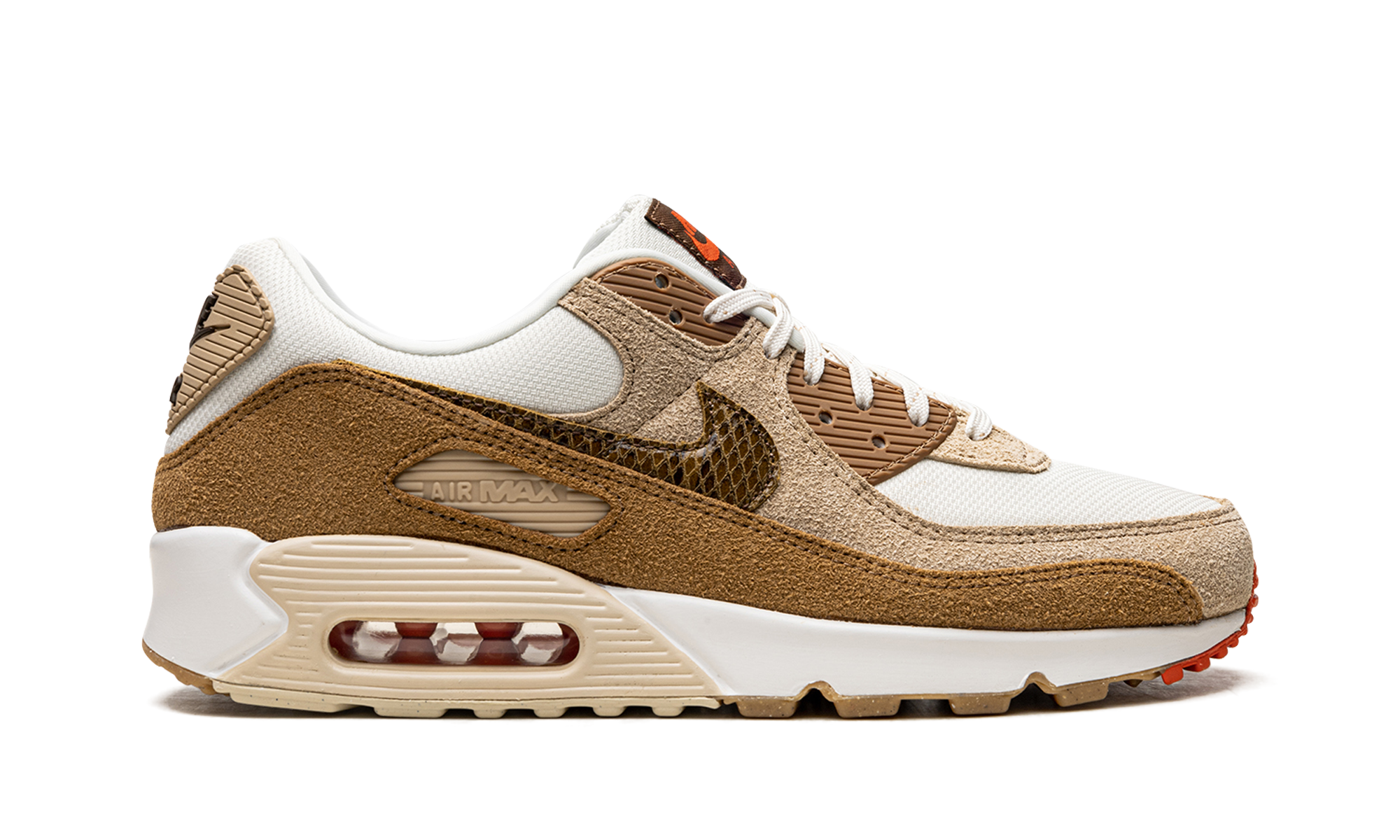 Nike Air Max 90 SE Pale Ivory Snakeskin Swoosh (W) 7