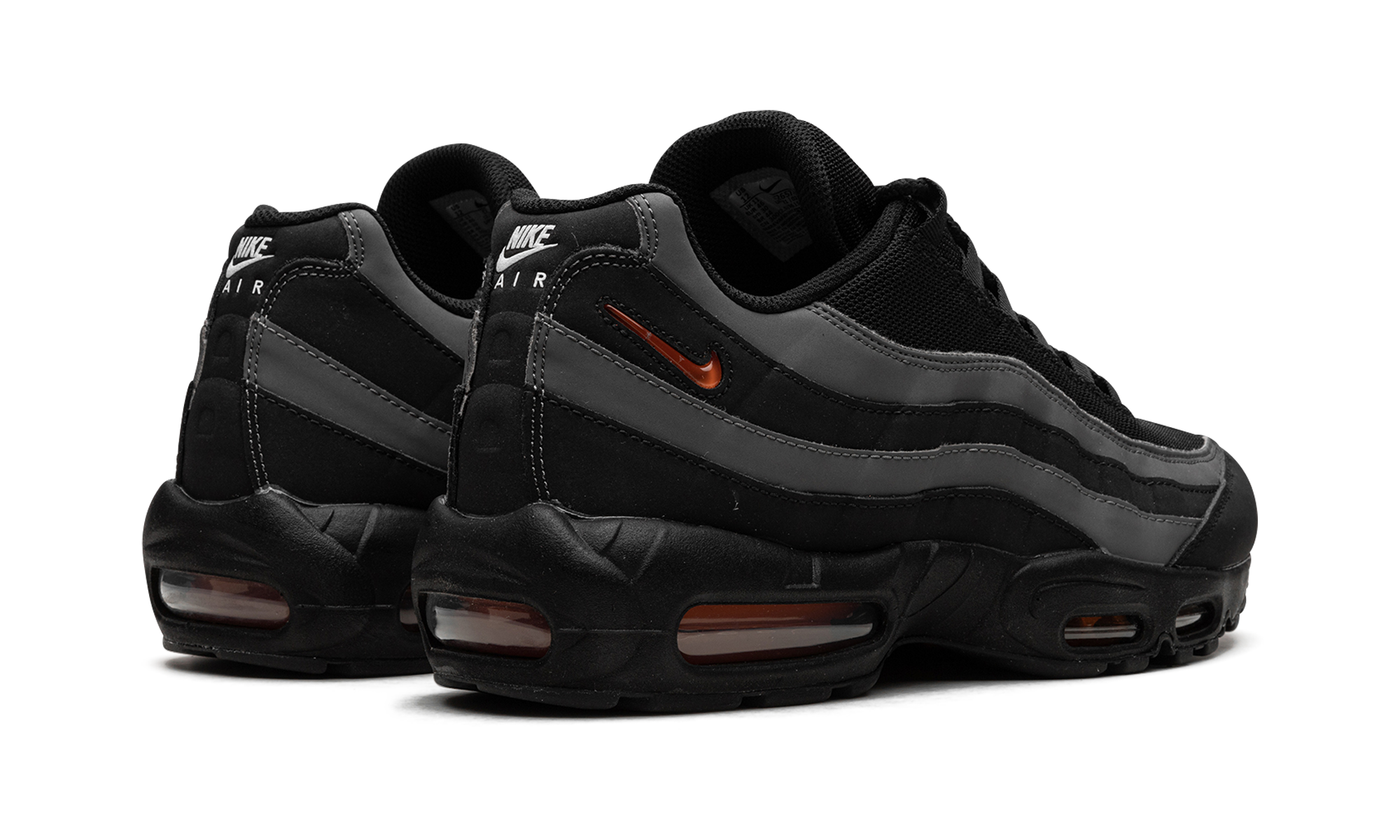 Nike Air Max 95 Black Grey Safety Orange 4