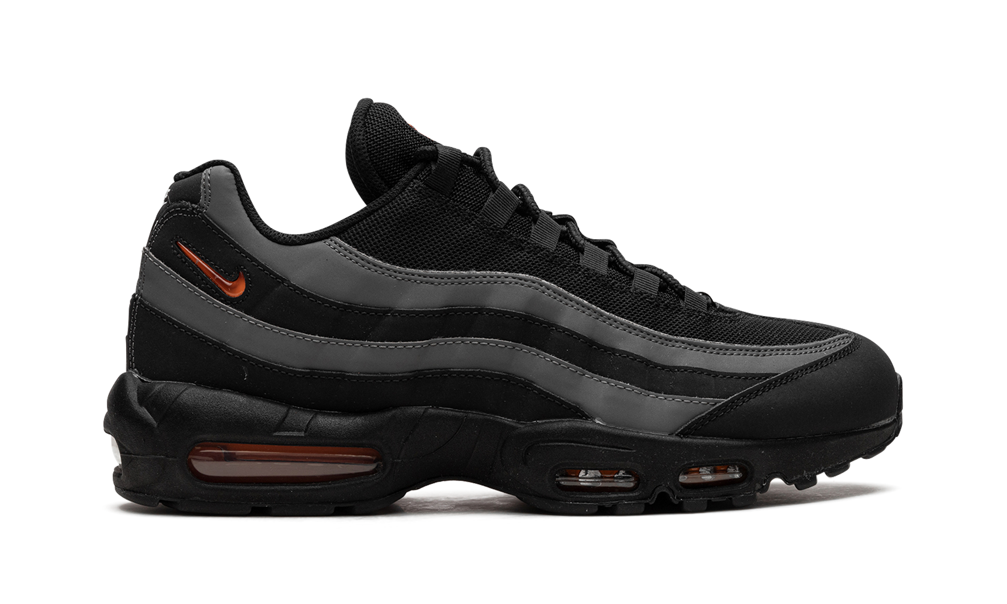 Nike Air Max 95 Black Grey Safety Orange 7
