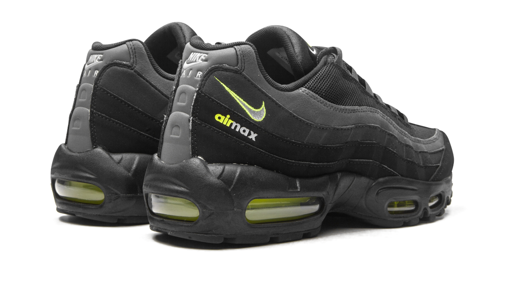 Nike Air Max 95 Retro Logo Black Grey Volt 3