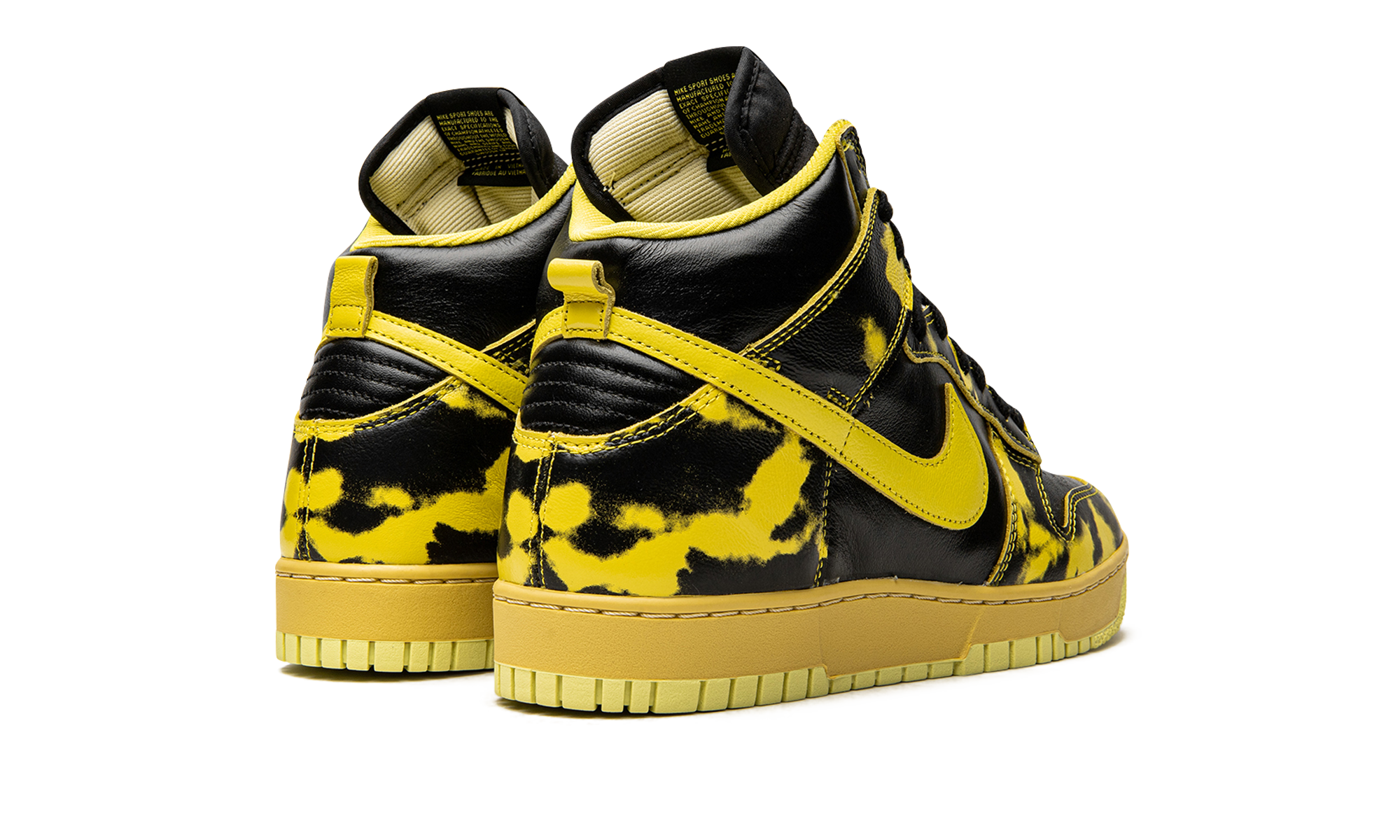 Nike Dunk High 1985 Acid Wash Yellow 9