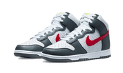 Nike Dunk High Embossed Basketball Gray Red 5