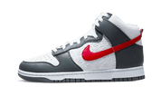 Nike Dunk High Embossed Basketball Gray Red 7