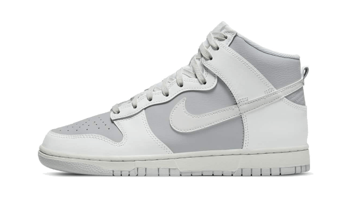 Nike Dunk High Retro Gray White 1