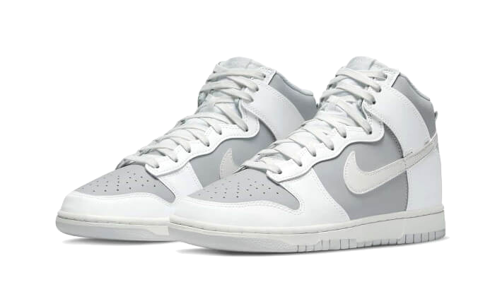Nike Dunk High Retro Gray White 2