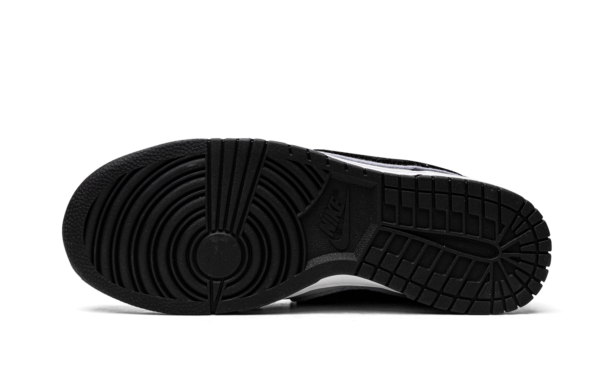 Nike Dunk Low Chenille Swoosh Black Grey 6